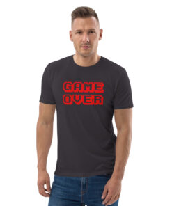 unisex organic cotton t shirt anthracite front 626969967f68e