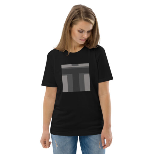 unisex organic cotton t shirt black front 2 6268768c0781e