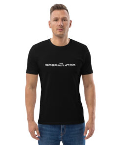 unisex organic cotton t shirt black front 2 626959a4bda6b