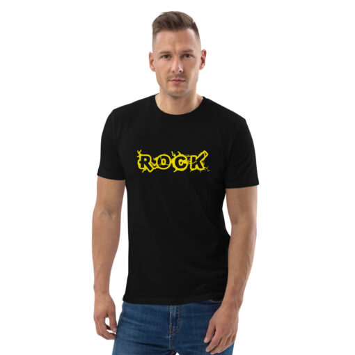 unisex organic cotton t shirt black front 626829dfc4e12