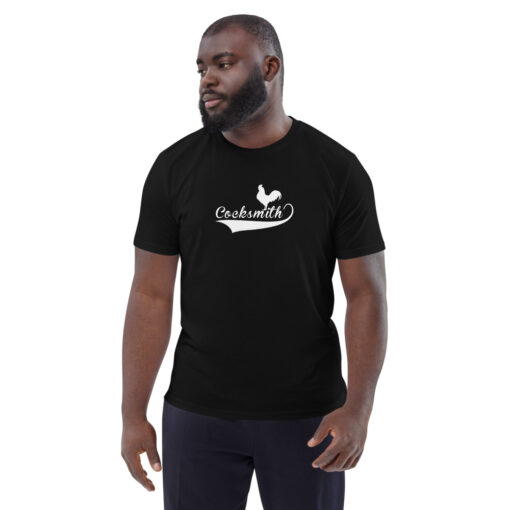 unisex organic cotton t shirt black front 626855da756fa