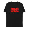 unisex organic cotton t shirt black front 626969967eb11
