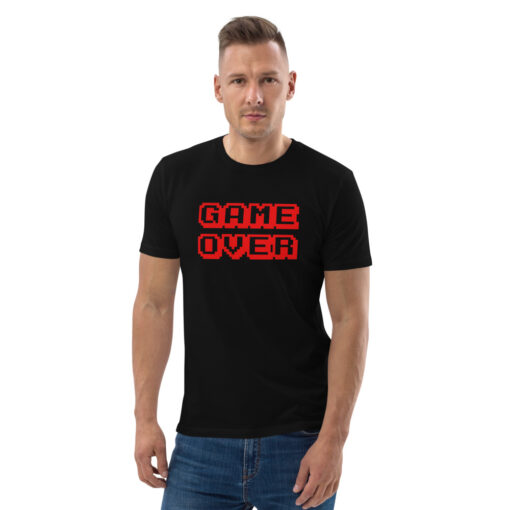 unisex organic cotton t shirt black front 626969967edf1