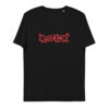 unisex organic cotton t shirt black front 62696e948788f
