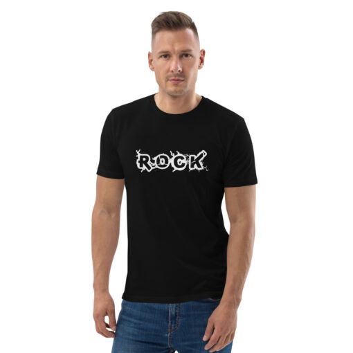 unisex organic cotton t shirt black front 62696fb045da9