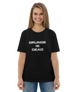 unisex organic cotton t shirt black front 6269e57111319