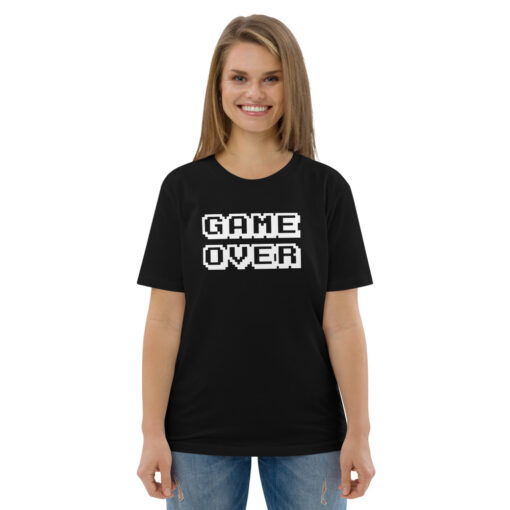 unisex organic cotton t shirt black front 626abc17d589b
