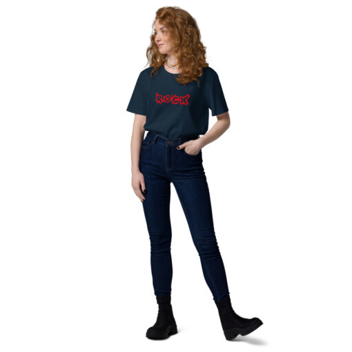 unisex organic cotton t shirt french navy front 2 62682925396e1