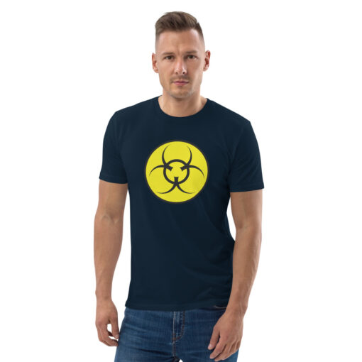 unisex organic cotton t shirt french navy front 62682093cb229 1