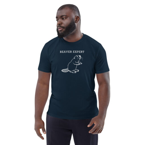 unisex organic cotton t shirt french navy front 62695c7e424cf