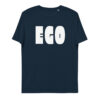 unisex organic cotton t shirt french navy front 626abced1ae9c