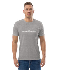 unisex organic cotton t shirt heather grey front 2 626959a4c5ac2