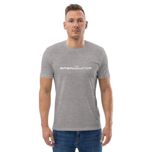 unisex organic cotton t shirt heather grey front 2 626959a4c5ac2