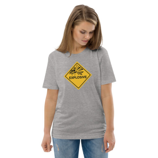 unisex organic cotton t shirt heather grey front 2 6269714eec865