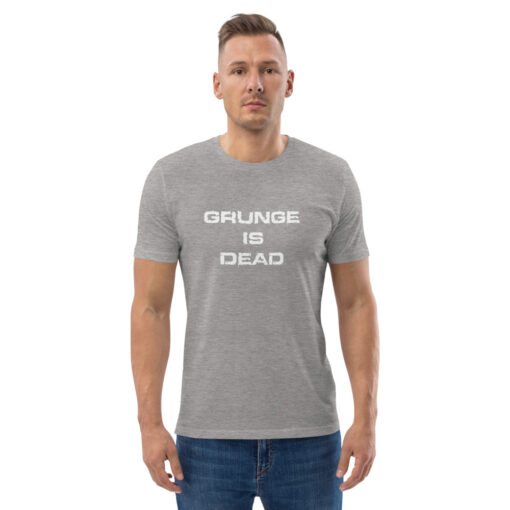 unisex organic cotton t shirt heather grey front 2 6269e5711bf03
