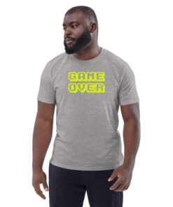 unisex organic cotton t shirt heather grey front 62682fdb12cef