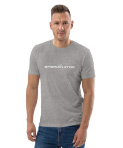 unisex organic cotton t shirt heather grey front 626959a4c6685