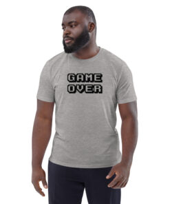 unisex organic cotton t shirt heather grey front 6269693305fb4
