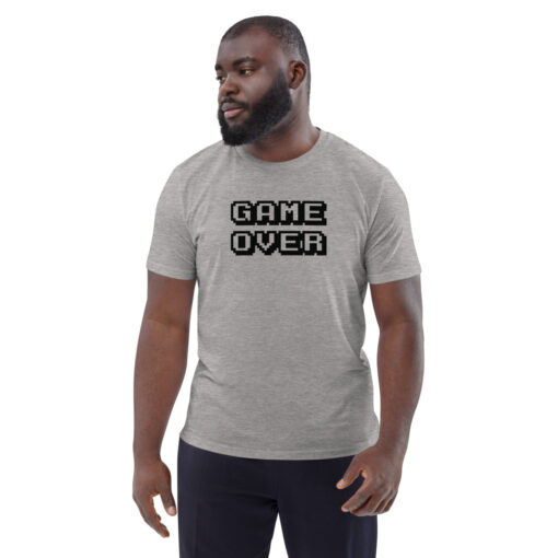 unisex organic cotton t shirt heather grey front 6269693305fb4