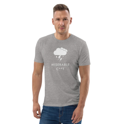 unisex organic cotton t shirt heather grey front 626abe1943737
