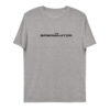 unisex organic cotton t shirt heather grey front 626abe875136f
