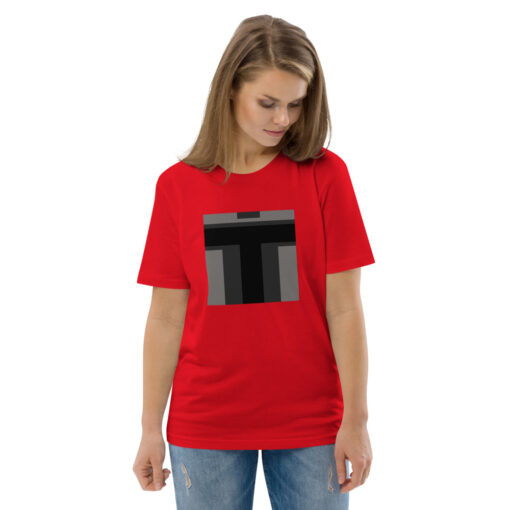 unisex organic cotton t shirt red front 2 6268768c07d98