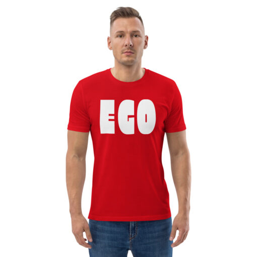 unisex organic cotton t shirt red front 2 626abced1b992