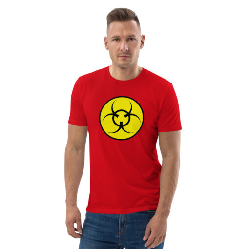 unisex organic cotton t shirt red front 62682093cbde2 1