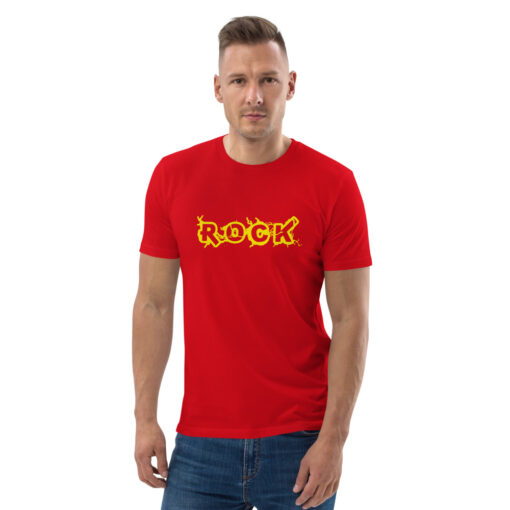 unisex organic cotton t shirt red front 62696e2298a97