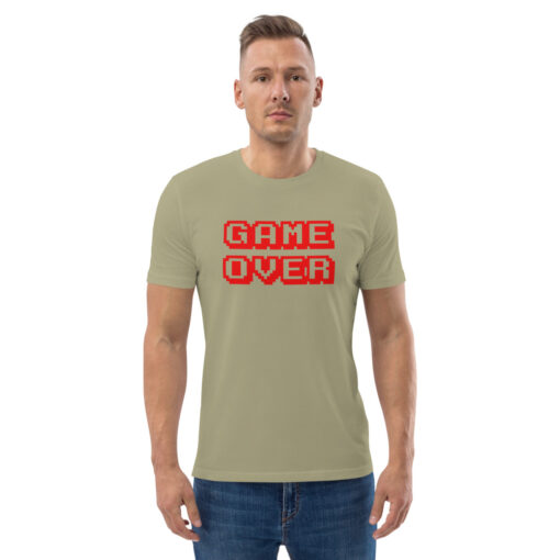 unisex organic cotton t shirt sage front 2 6269699680206