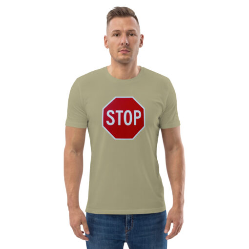 unisex organic cotton t shirt sage front 2 626979a3e8ff2
