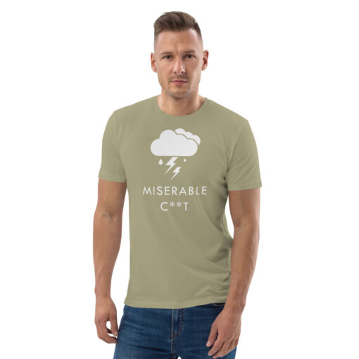 unisex organic cotton t shirt sage front 626750f9b1b60