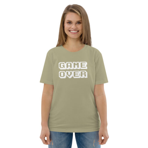 unisex organic cotton t shirt sage front 626830c4706c1