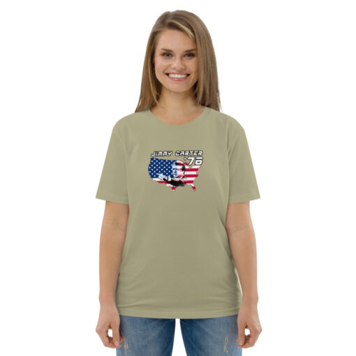 unisex organic cotton t shirt sage front 62685785d96b9