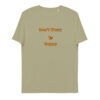unisex organic cotton t shirt sage front 626883b2f3c1e