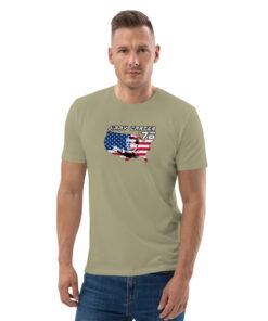 unisex organic cotton t shirt sage front 62695e8e838d3