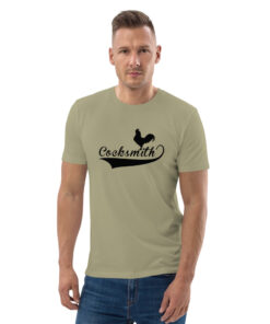 unisex organic cotton t shirt sage front 626968a45efda