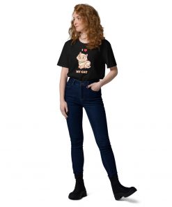 unisex organic cotton t shirt black front 2 6279371628401