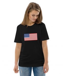 unisex organic cotton t shirt black front 2 6279a4088d7ab