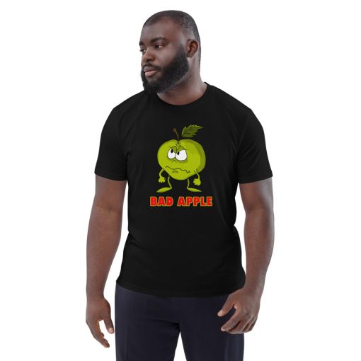 unisex organic cotton t shirt black front 627476ab36095