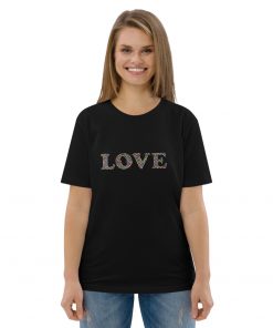 unisex organic cotton t shirt black front 6275a24f423c9