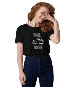 unisex organic cotton t shirt black front 6275e5a70afbd
