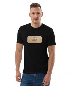 unisex organic cotton t shirt black front 6279a5e2ac760