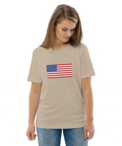 unisex organic cotton t shirt desert dust front 2 6279a40891189