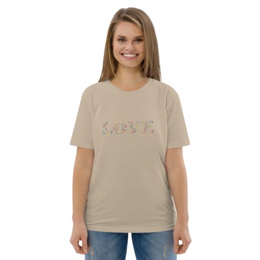 unisex organic cotton t shirt desert dust front 6275a24f47c7a