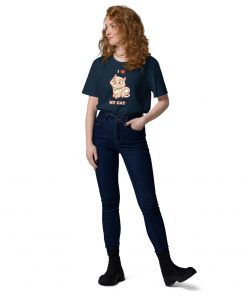 unisex organic cotton t shirt french navy front 2 6279371628745