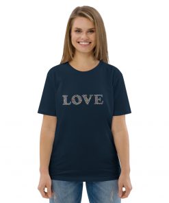 unisex organic cotton t shirt french navy front 6275a24f4279b