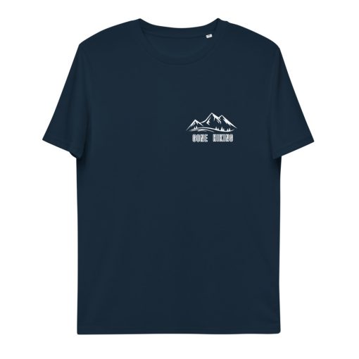 unisex organic cotton t shirt french navy front 6275e6da470fa