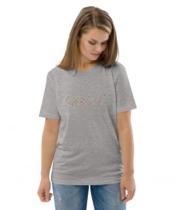 unisex organic cotton t shirt heather grey front 2 6275a24f4ac67