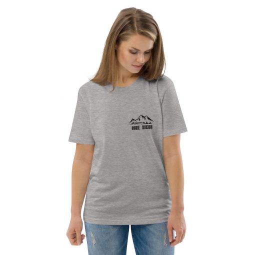 unisex organic cotton t shirt heather grey front 2 6275e748d8931